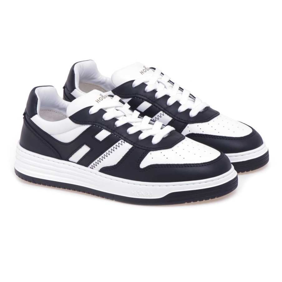 Uomo Hogan Sneakers | Sneaker Hogan Basket H630 In Pellemulticolor