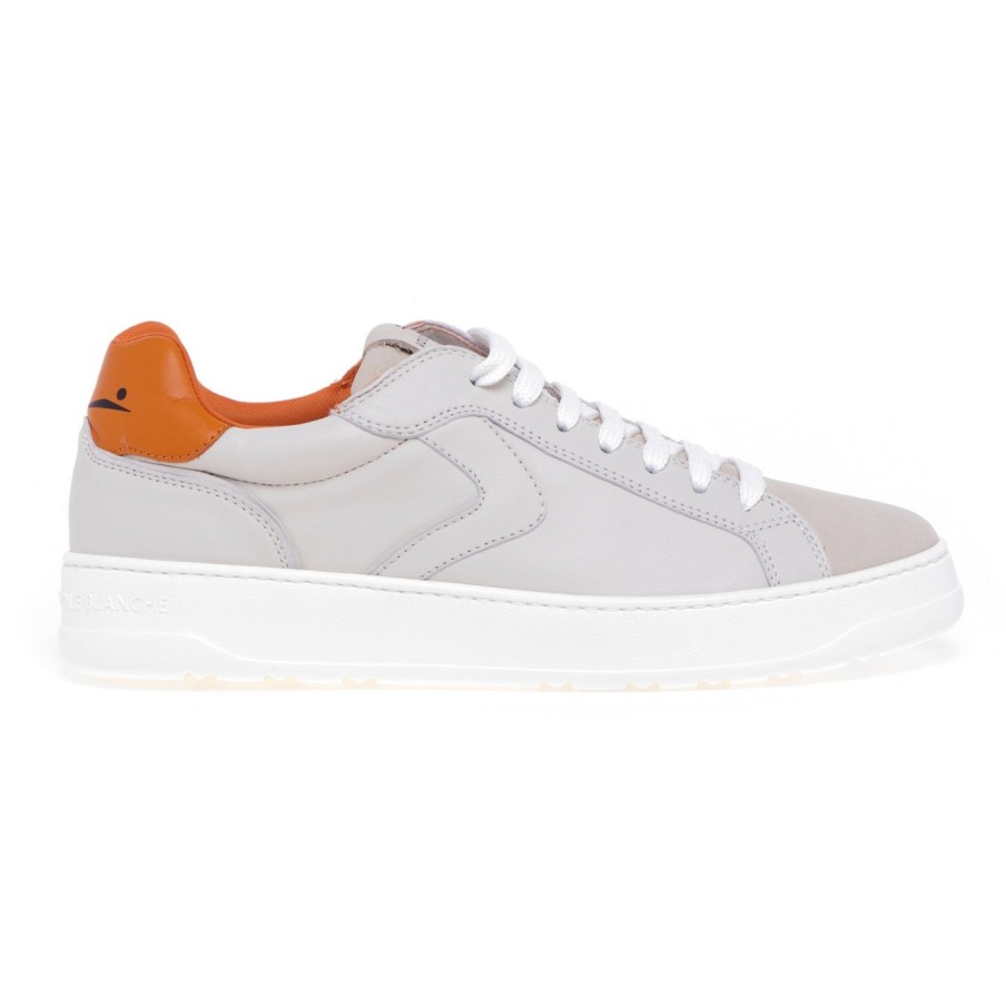 Uomo Voile Blanche Sneakers | Sneaker Voile Blanche Layton In Nappaburro