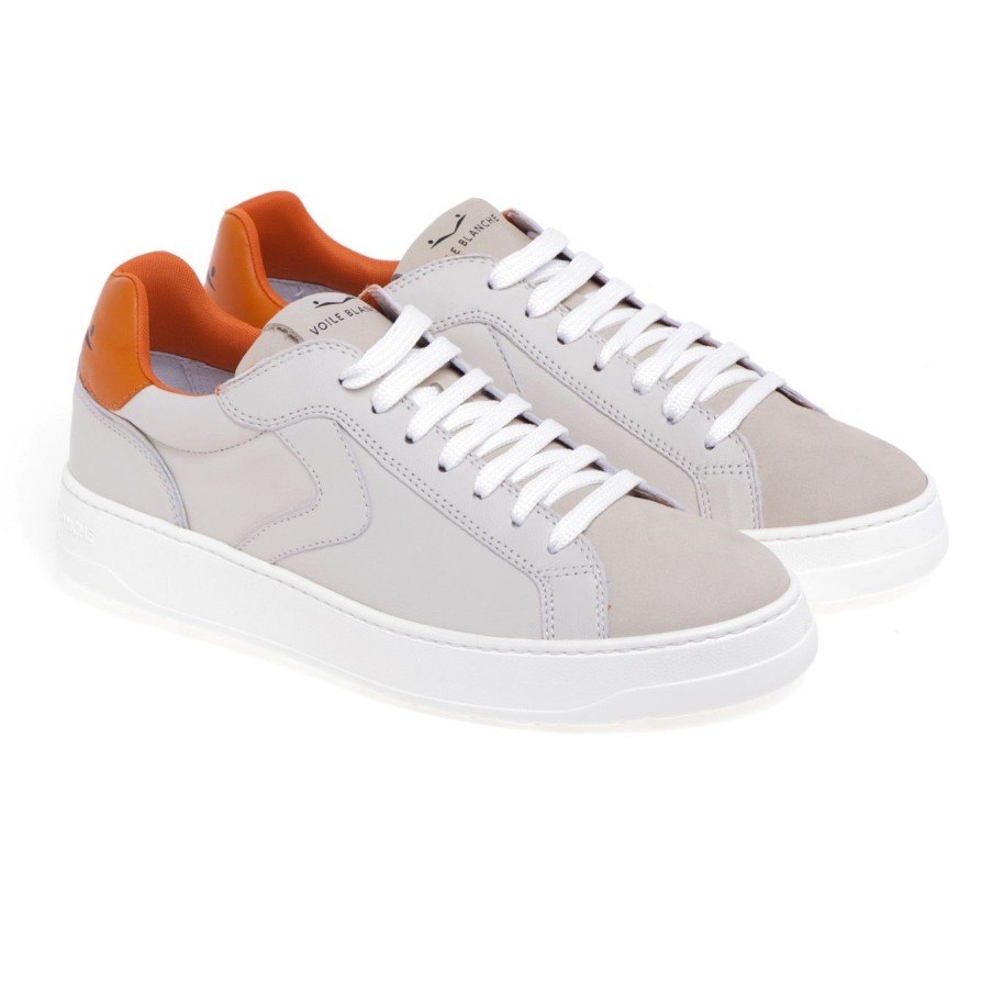 Uomo Voile Blanche Sneakers | Sneaker Voile Blanche Layton In Nappaburro