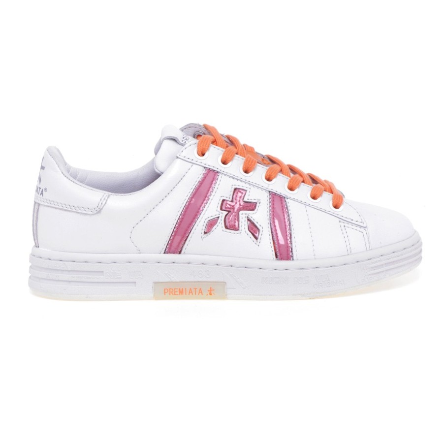 Donna Premiata Sneakers | Sneaker Premiata Russel In Pellebianco - Rosa