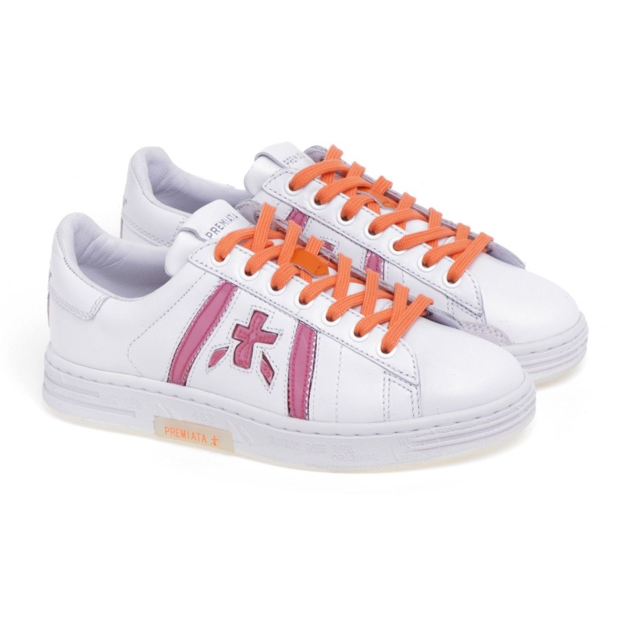 Donna Premiata Sneakers | Sneaker Premiata Russel In Pellebianco - Rosa