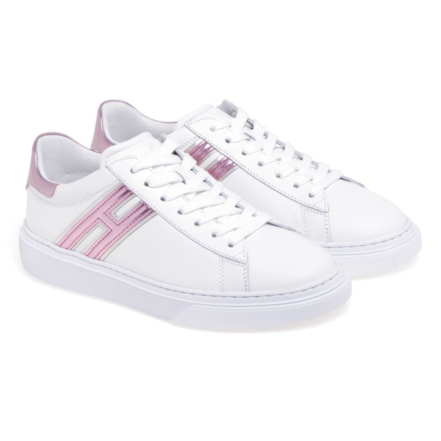 Donna Hogan Sneakers | Sneaker Hogan H365 In Pellebianco - Cipria