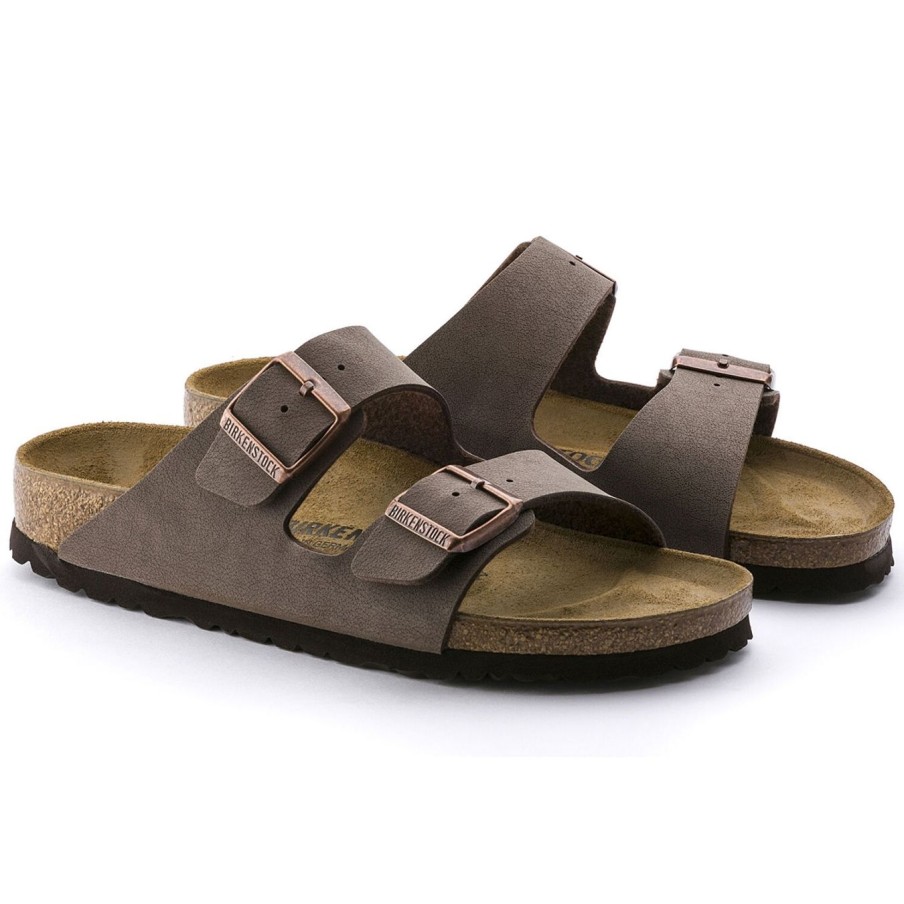 Donna Birkenstock Ciabatte E Sabot | Ciabatta Birkenstock Arizona Birko-Flor Marrone