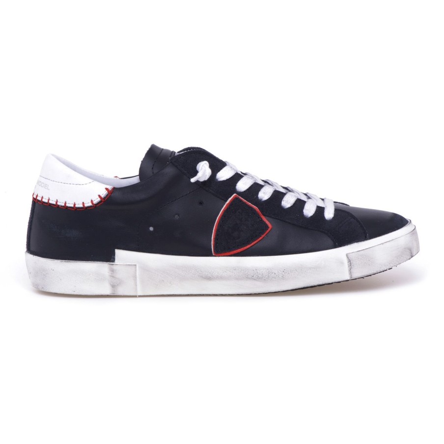 Uomo Philippe Model Sneakers | Sneaker Philippe Model Paris In Pellenero