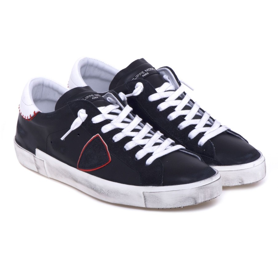 Uomo Philippe Model Sneakers | Sneaker Philippe Model Paris In Pellenero