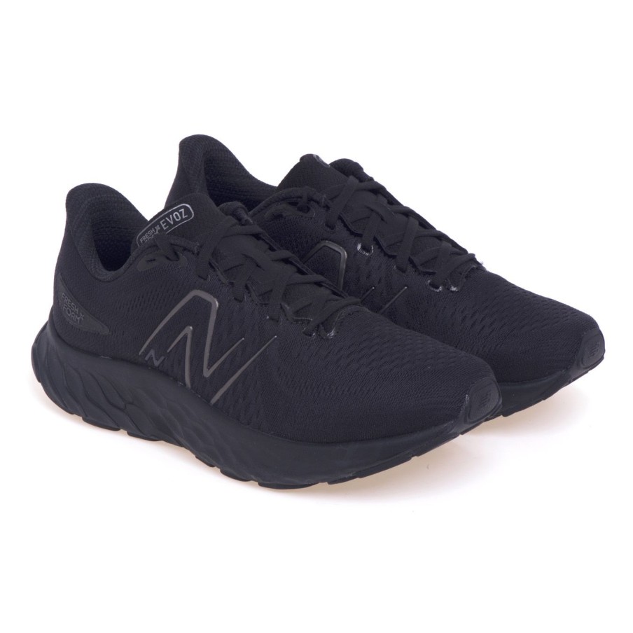 Uomo New Balance Sneakers | Sneaker Running New Balance Fresh Foam X Evoz V3 In Tessuto Nero