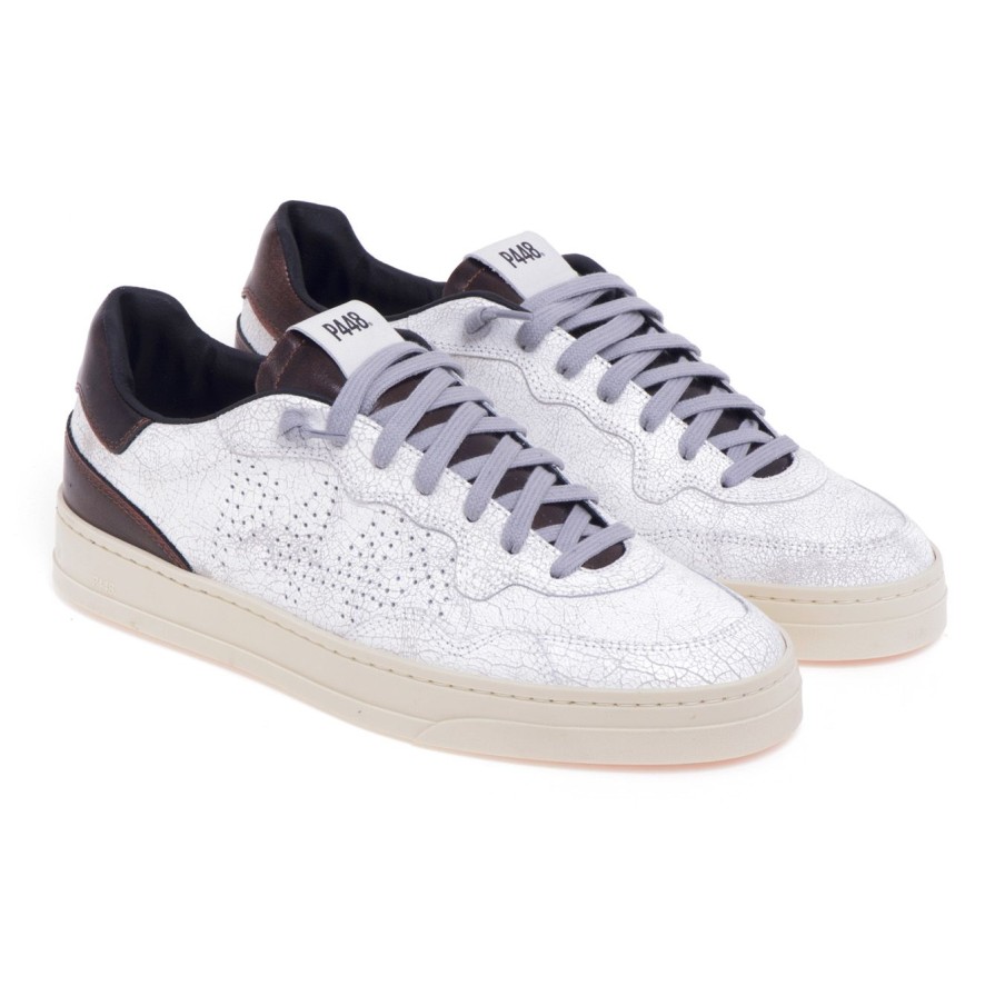 Uomo P448 Sneakers | Sneaker P448 Bali In Pelle Crackle Aviators